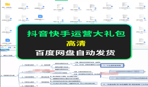 抖音快手运营大礼包-小皮资源网