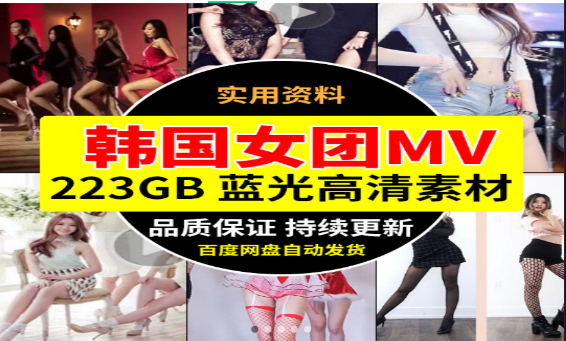 韩国女团MV蓝光223G-小皮资源网