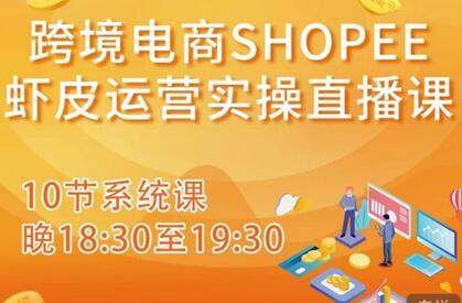 跨境电商Shopee虾皮运营实操直播课，从零开始学，入门到精通（10节系统课）-七哥资源网 - 全网最全创业项目资源