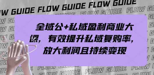 全域公+私域盈利商业大课，有效提升私域复购率，放大利润且持续变现-七哥资源网 - 全网最全创业项目资源