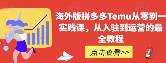 海外版拼多多Temu从零到一实践课，从入驻到运营的最全教程-七哥资源网 - 全网最全创业项目资源