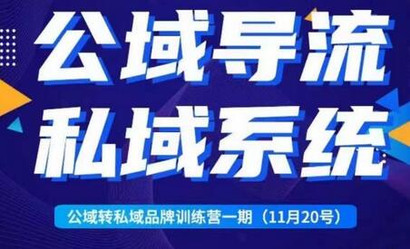 Peter·公域转私域品牌训练营，全套起号打法+沉淀私域系统，企业引流个人微信-七哥资源网 - 全网最全创业项目资源