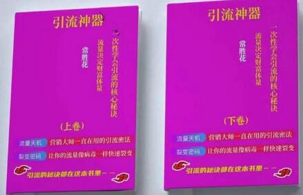 《引流神器》–上下册理论+实战一次性学会引流的核心秘诀，价值10万的流量思维-七哥资源网 - 全网最全创业项目资源