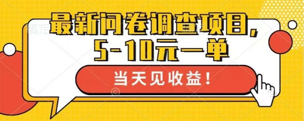 （13167期）最新问卷调查项目，单日零撸100＋-七哥资源网 - 全网最全创业项目资源