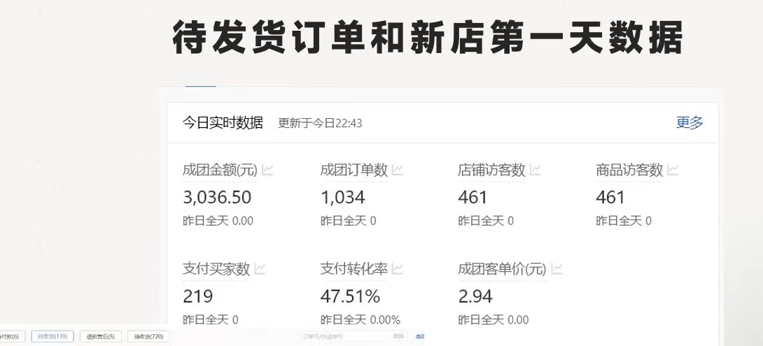 （11853期）拼多多 最新合作开店日收4000+两天销量过百单，无学费、老运营代操作、…