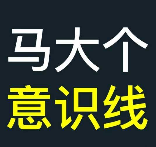 马大个意识线，一门改变人生意识的课程，讲解什么是能力线什么是意识线-七哥资源网 - 全网最全创业项目资源