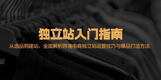 （12882期）独立站入门指南：从选品到建站，全面解析跨境电商独立站运营技巧与爆品…-七哥资源网 - 全网最全创业项目资源