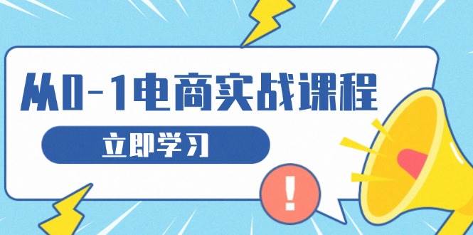 （13594期）从零做电商实战课程，教你如何获取访客、选品布局，搭建基础运营团队-七哥资源网 - 全网最全创业项目资源