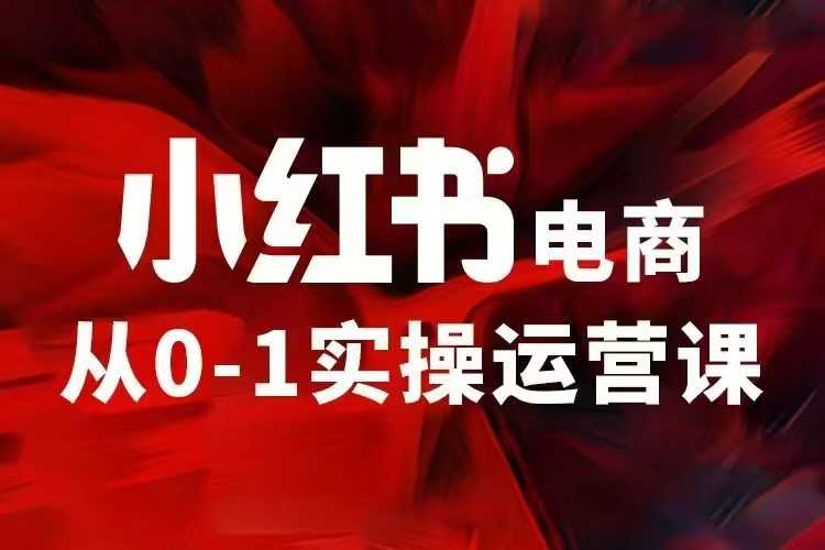 小红书电商运营，97节小红书vip内部课，带你实现小红书赚钱-七哥资源网 - 全网最全创业项目资源