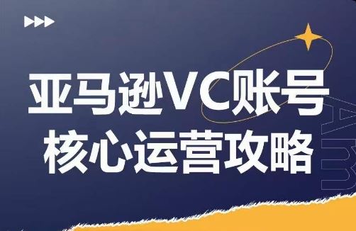 亚马逊VC账号核心玩法解析，实战经验拆解产品模块运营技巧，提升店铺GMV，有效提升运营利润-七哥资源网 - 全网最全创业项目资源