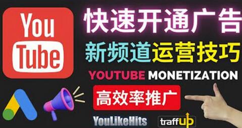 Youtube油管新频道如何快速开通广告获利：快速获取粉丝和收益的方法-七哥资源网 - 全网最全创业项目资源