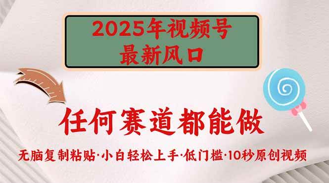 （14453期）2025年视频号新风口，低门槛只需要无脑执行-七哥资源网 - 全网最全创业项目资源