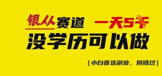 靠银从证书，日入多张，会截图就能做，直接抄答案(附：银从合集)-七哥资源网 - 全网最全创业项目资源